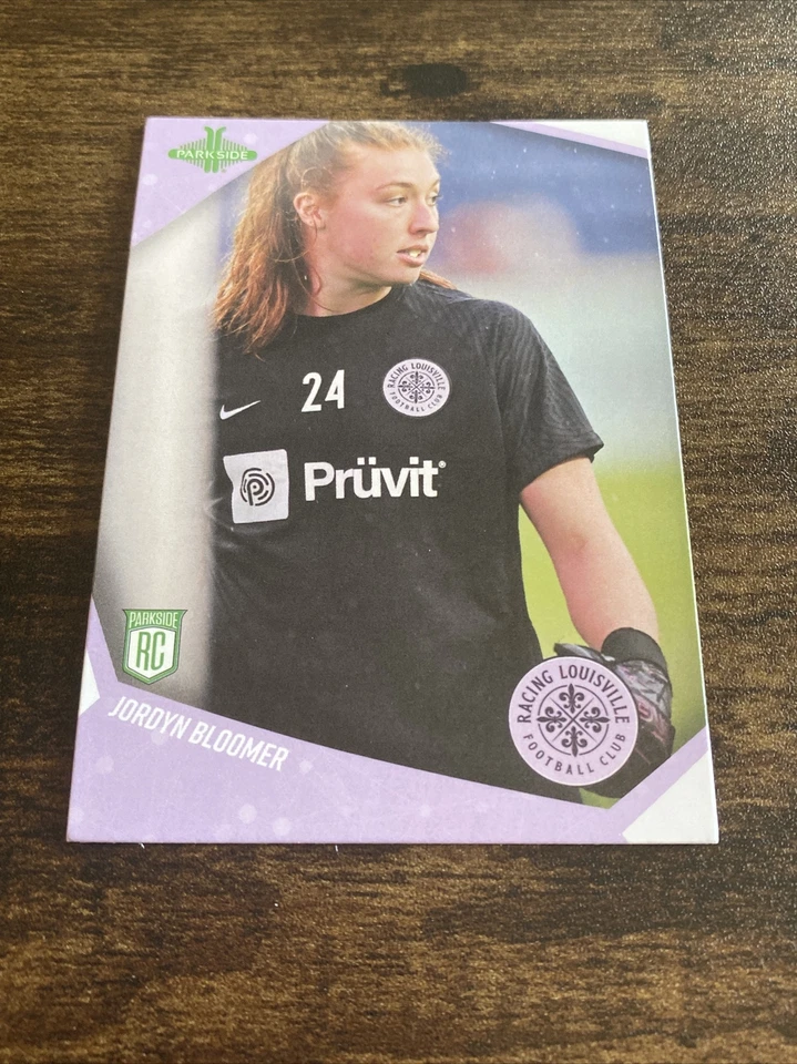 Jordyn Bloomer 2022 Parkside NWSL Rookie RC #134 Racing Louisville FC B10426* - Image 1 of 1