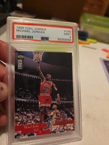 Michael Jordan 1995 Upper Deck Collectors Choice Basketball Card #195 PSA 9 - Picture 1 of 6
