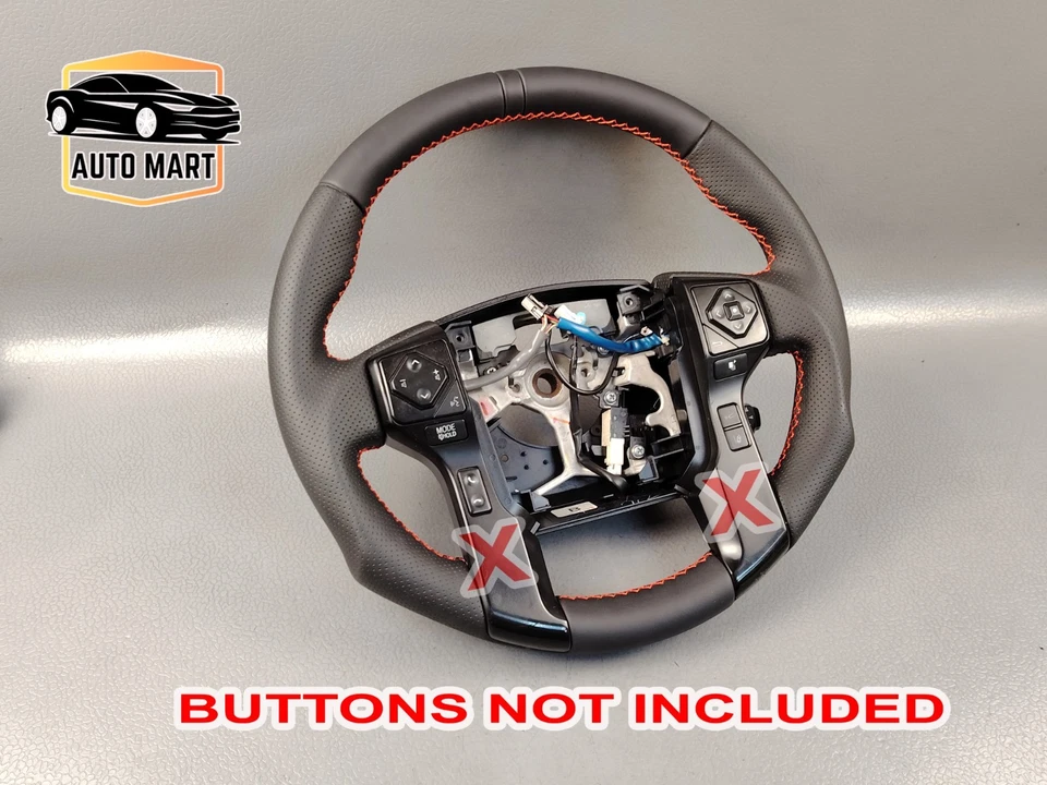 TOYOTA TUNDRA 4RUNNER VOLANTE CUERO PERFORADO PERSONALIZADO OEM JDM 2014 2021 Foto 1 de 4