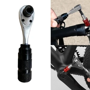 Mini Ratchet Socket Wrench 4 in 1 for 14 Inch Screwdriver Bit Repair Tool - Picture 1 of 31