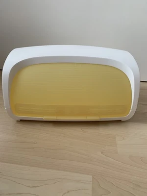 TUPPERWARE  BROTMAX GELB WEISS BROTKASTEN  - Bild 1 von 3