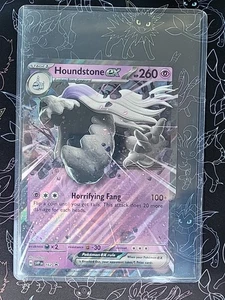Houndstone ex 162 Sv: Scarlet & Violet Promo Cards Holo With Toploader  - Picture 1 of 6