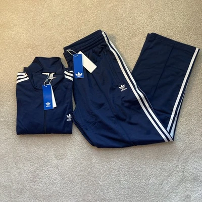 Adidas Mujer Firebird Traje de Pista Chaqueta y Pantalón Traje Completo Azul XL Foto 1 de 4