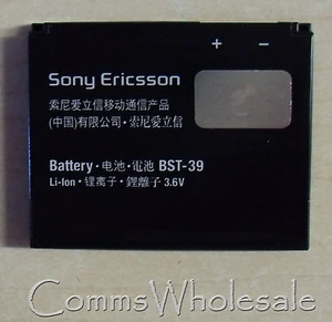 Genuine Sony Ericsson BST-39  T707, W380i, W508, W910i, Z555i  - Brand New  - Picture 1 of 1