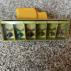 Pier 1 Imports Wine Drink Charms Vintage Multi Colored - Picture 1 of 9