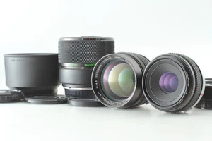 Rare Set 【Mint】 Olympus OM Macro 80mm f4 135mm f4.5 w/ Extension Tube From JAPAN - Picture 1 of 22