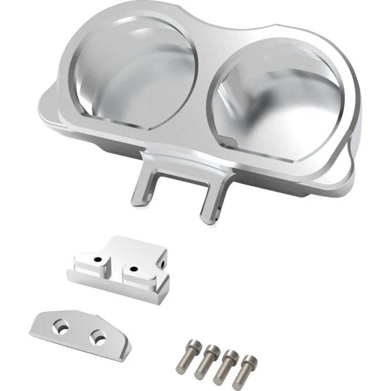 LA Choppers Dual Gauge Mount For Performance Risers Raw LA-7397-03R - Изображение 1 из 1