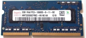 Hynix 2GB PC3-10600 DDR3-1333MHz non-ECC Unbuffered CL9 204-Pin SoDimm HMT325S6C - Picture 1 of 1