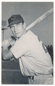 Postal de béisbol de Hank Sauer, Cincinnati Reds - Imagen 1 de 2