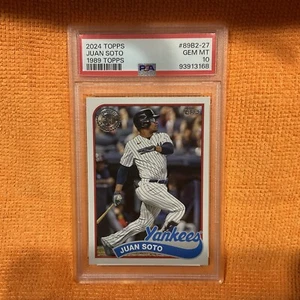 2024 Topps Juan Soto 1989 Topps #89B2-27 New York Yankees PSA 10 Gem Mint - Bild 1 von 3