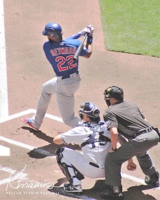 Jason Heyward Chicago Cubs Original Action Pic J-Hey Var Sizes & Options 2018 - Image 1 of 4