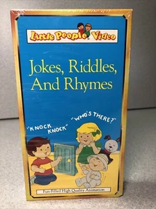 RARE Little People Video Jokes, Riddles, And Rhymes VHS TAPE ONLY - Imagen 1 de 9