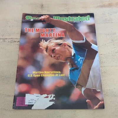 Sports Illustrated – September 19th, 1983 - U.S. Open Tennis - Martina, Connors - Image 1 of 2