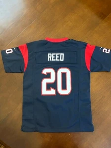 Houston Texans Blue #20 Ed Reed Jersey NFL Nike Youth Medium - Picture 1 of 9