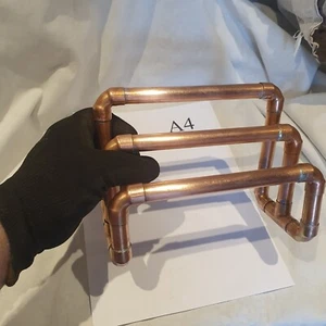Handmade Copper Letter holder Desk Stationary, remote control holder recycled me - Picture 1 of 4
