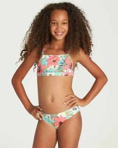 Billabong Kids Aloha Sun Tank Set Mo-Mint L72659 Girl's Size 14 - Picture 1 of 3