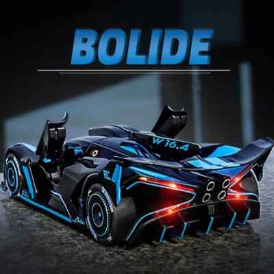 1:24 Bugatti Bolide Alloy Sports Car Model Diecasts & Toy Vehicles Concept Car - Image 1 of 4