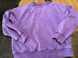 GAP ESSENTIAL LILA SWEATSHIRT MIT RUNDHALSAUSSCHNITT DAMEN GR. S - Bild 1 von 4
