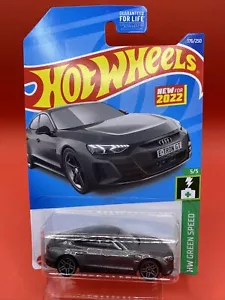 Hot Wheels 2022 H case HW Green Speed 5/5 - Audi RS E-Tron GT dark gray MIP - Picture 1 of 3