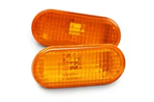 Side Indicators Set Orange For VW Passat B5 97-05 Repeater Pair Left Right - Picture 1 of 12