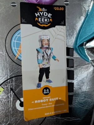 Traje de robot infantil Hyde and Eek disfraz de Halloween 0-6 meses Foto 1 de 4