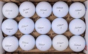 15 Titleist ProV1 White 5A/4A Near Mint gebrauchte Golfbälle Pro V1 - Bild 1 von 2