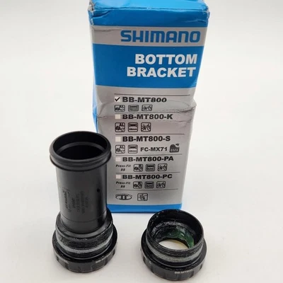 Shimano Deore XT BB-MT800 68/73mm English Bicycle Bottom Bracket Hollowtech II - Image 1 of 2