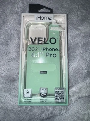 Funda Silicona Impacto iHome VELO 2021 iPhone 6.1" Pro Sea Foam Verde Foto 1 de 2