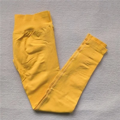 Leggings de yoga sin costuras para mujer cintura alta control abdomen pantalones a prueba de sentadillas Foto 1 de 4