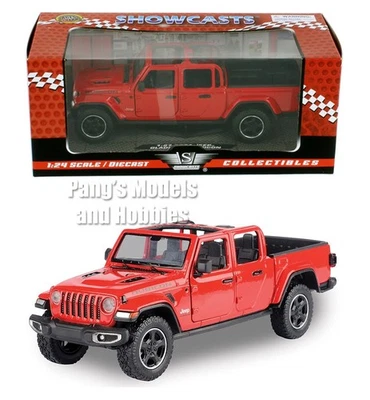 2021 Jeep Gladiator Rubicon Open Top 1/27 Scale Diecast Car Model - RED - w/ BOX - Image 1 of 4