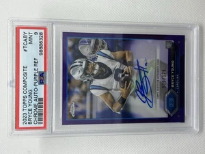 Bryce Young 2023 Topps Composite Chrome Auto-purple Ref - Picture 1 of 2