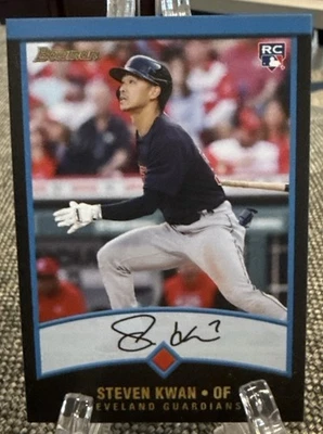 2022 Steven Kwan Bowman 2001 Retro TBT Rookie Card #49 - Image 1 of 2