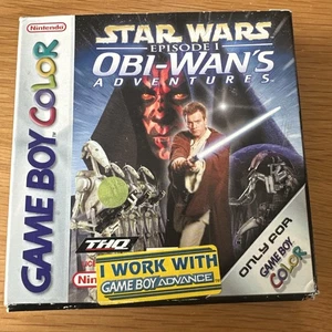 Star Wars Obi-Wan's Adventures Gameboy Color Boxed With Manual - Picture 1 of 10