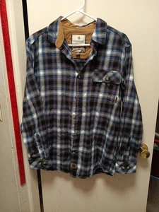 The Original Buck Camp Legendary Whitetails Med Men's Flannel Shirt - Picture 1 of 15