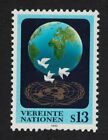 UN Vienna Globe Gołębie i emblemat UN Def 1993 Def SG#V146