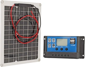 Flexibles Solarpanel Kit 30W 12V Anlage Garten Wohnmobil Camping IP67 - Bild 1 von 9