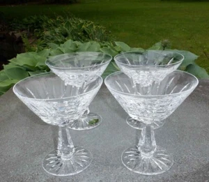 Set 4 calici vintage WATERFORD CRYSTAL Rosslare taglio stella champagne Sherbet IRLANDA - Foto 1 di 12