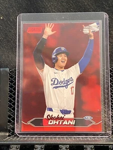 Shohei Ohtani 2024 Topps Stadium Club Red Foil - Dodgers - Picture 1 of 2