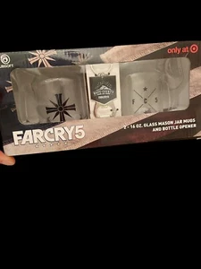 Farcry5 2-16 Ounce Glass Mason Jar Mugs - Picture 1 of 1