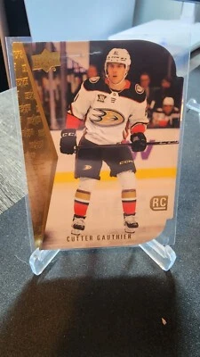 2024-2025 Upper Deck Hockey Series 1 Olen Zellweger Gold Die Cut RC - Image 1 of 2