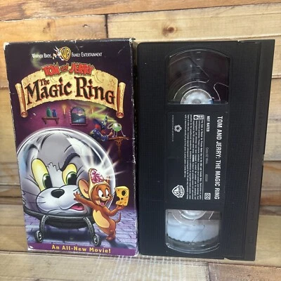 Tom And Jerry The Magic Ring VHS VCR Video Tape Used Cartoon - Image 1 of 4
