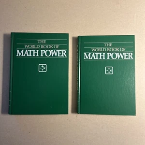 “The World Book of Math Power” Volumes 1 & 2 Hardcover 1983 | VERY FINE - Picture 1 of 24