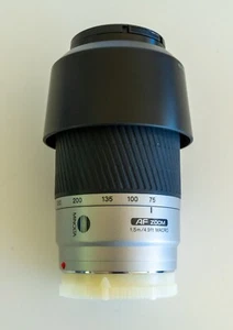 Minolta AF Zoom 75-300mm f/4.5-5.6 D Zoom Lens for A Mount Minolta/Sony 35MM - Picture 1 of 9