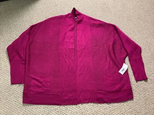A.N.A. A New Approach Women Sweater | Fall-Pink | Size 3X | New W/tag - Picture 1 of 11