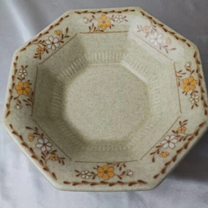 VINTAGE NIKKO CLASSIC COLLECTION JAPAN SOUP BOWL 7'' RARE OCTAGON SHAPE - Picture 1 of 5