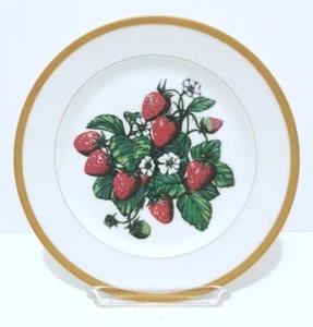 Haviland Strawberry Plate, 8 3/4", (1876-1930) in Nice Antique Condition - Picture 1 of 3