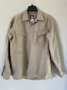 Bulwark FR Shirt Mens  X- Large Brown CAT 2112 Arc Rated Flame Resistant - Picture 1 of 21