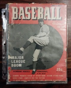 Vintage 1946 Street & Smith Baseball Bild Jahrbuch Dick Fowler Cover - Bild 1 von 2