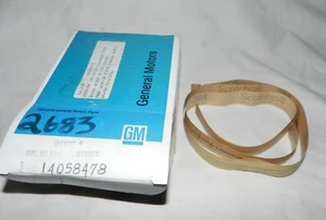 NOS GM Chevy Cavalier 1983-84 Stripe rear qtr R.H.  14058478 (Silver) - Picture 1 of 5