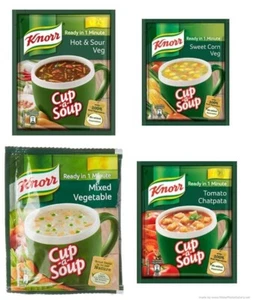 (Pack of-8) Knorr Instant Cup A Soup 100% Vegetable - Choose Flavor - Picture 1 of 8